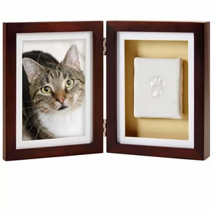 Pearhead pearhead pies lub kot Paw Print Pet Keepsake ramka na zdjęcia, espresso - Ramki na zdjęcia - miniaturka - grafika 2