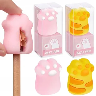 TEMPERÓWKA kocia łapa temperówki KOTy kotki do szkoły dla dzieci dziecka - Temperówki - miniaturka - grafika 1