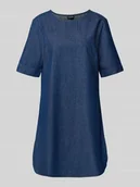 Sukienki - Sukienka jeansowa o luźnym kroju z czystej bawełny model ‘TENIM’ - miniaturka - grafika 1