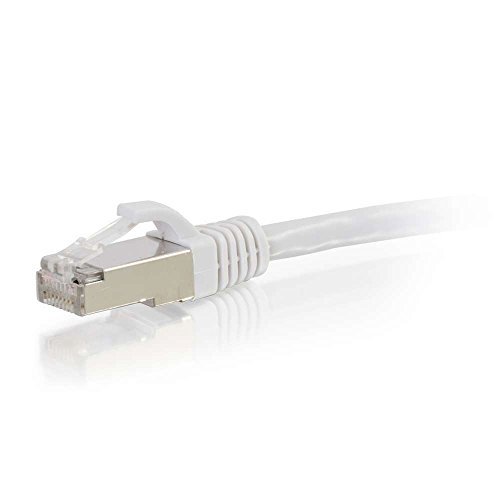 C2G 1. 5 m biały kabel sieciowy Ethernet Gigabit Lan (RJ45), niklowany i miedziany kabel Patch UTP