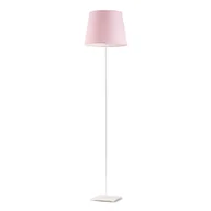 Lampy stojące - Biało różowa lampa podłogowa dla dzieci PALERMO - miniaturka - grafika 1