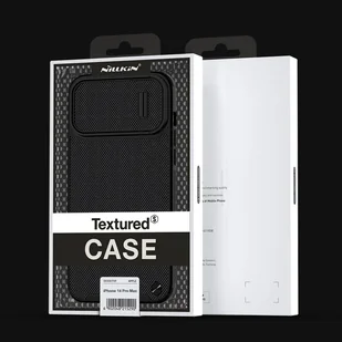 Nillkin Textured S Magnetic Case etui iPhone 14 Pro Max pokrowiec MagSafe z osłoną na aparat niebieski - Etui i futerały do telefonów - miniaturka - grafika 5