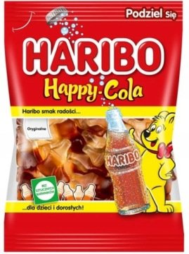 Haribo 175g Happy-cola żelki o smaku coli