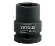 Nasadki do elektronarzędzi - Yato nasadka udarowa 1/2 17 mm YT-1007 - miniaturka - grafika 1