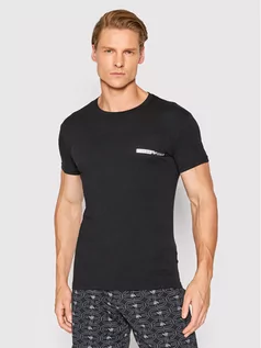Koszulki męskie - Emporio Armani Underwear T-Shirt 111035 2R729 00020 Czarny Regular Fit - grafika 1