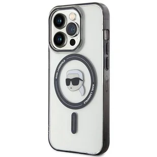 Etui Karl Lagerfeld KLHMP15LHKHNOTK na iPhone 15 Pro - przezroczyste - Etui i futerały do telefonów - miniaturka - grafika 2