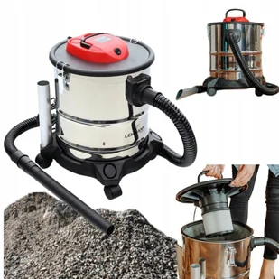 ODKURZACZ PRZEMYSŁOWY SADZY POPIOŁU KOMINKA GRUZU PIECA TURBO 2000W - Odkurzacze przemysłowe - miniaturka - grafika 1