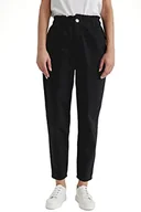 Spodnie damskie - DeFacto Damskie spodnie do biegania z dzianiny na co dzień – standardowy krój, spodnie do joggingu, damskie spodnie do joggingu, dres do joggingu, czarny, 42 - miniaturka - grafika 1