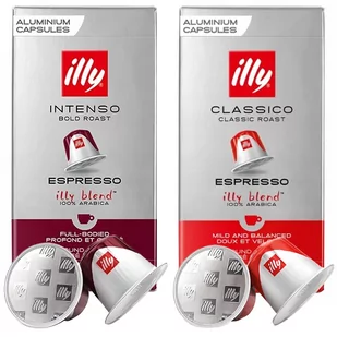 Kapsułki Illy Intenso 10szt. + Kapsułki Illy Classico 10szt. - Kawa w kapsułkach i saszetkach - miniaturka - grafika 1