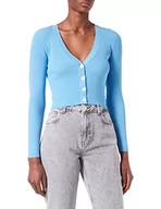 Swetry damskie - bestseller a/s Damski kardigan JDYDONNEL L/S NOOS KNT z dzianiny, Little Boy Blue, XS - miniaturka - grafika 1