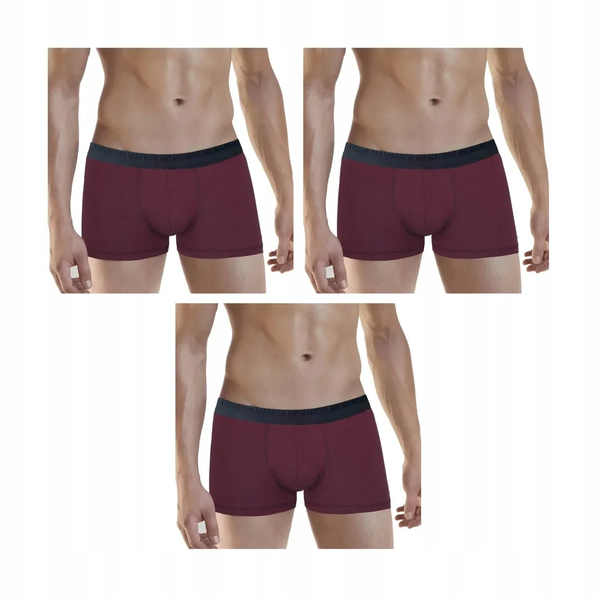 3-PAK Bokserki męskie szorty modalowe z modalu Marilyn Boxers PRO (38)