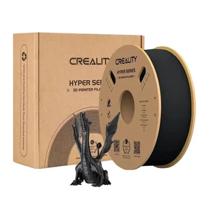 filament do drukarek 3D, lepsza płynność, szybsze chłodzenie, 1 kg czarny - Filamenty i akcesoria do drukarek 3D - miniaturka - grafika 1