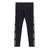 Legginsy - Dziecięce Legginsy GUESS LEGGINGS J2YB09KABR0-JBLK – Czarny - miniaturka - grafika 1