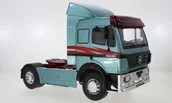 Samochody i pojazdy dla dzieci - Mcg Mercedes Benz Sk Ii Truck 1994 Turquois 1:18 18242 - miniaturka - grafika 1