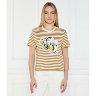 Desigual T-shirt LEMON Regular Fit - Koszulki i topy damskie - miniaturka - grafika 1