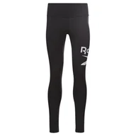 Legginsy - Damskie Legginsy REEBOK RI BL COTTON LEGGING GL2547 – Czarny - miniaturka - grafika 1