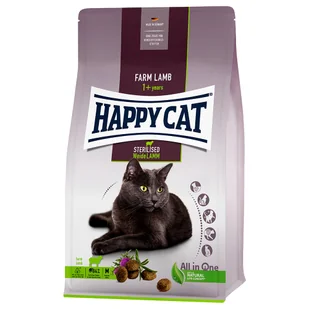 Happy Cat Sterilised Adult, jagniecina - 2 x 10 kg - Sucha karma dla kotów - miniaturka - grafika 1
