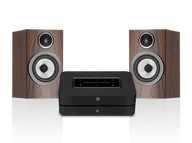 Zestawy stereo - Bluesound POWERNODE (czarny) + 707 S3 (mokka) - miniaturka - grafika 1