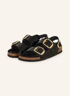 Sandały damskie - Birkenstock Sandały Milano Big Buckle schwarz - miniaturka - grafika 1