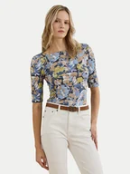 Bluzki damskie - LAUREN RALPH LAUREN Bluzka 200963890001 Kolorowy Slim Fit - miniaturka - grafika 1