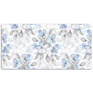 Podkładka mata ochronna na biurko Kwiaty 120x60 cm, Dywanomat - Podkładki na biurko - miniaturka - grafika 1