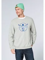 Bluzy męskie - Chiemsee Bluza w kolorze srebrnym - miniaturka - grafika 1