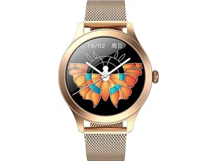 OUTLET Smartwatch MAXCOM FW42 Gold Złoty - Telefony OUTLET - miniaturka - grafika 1