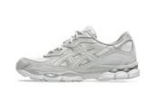 Buty sportowe damskie - ASICS Gel-NYC Cream Cloud Grey - miniaturka - grafika 1