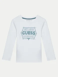 Guess Bluzka N5RI26 K8HM4 Biały Regular Fit - Bluzki damskie - miniaturka - grafika 1