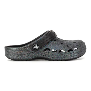 Klapki basenowe Crocs BAYA GLITTER CLOG 207015-0C4 - Buty dla dziewczynek - miniaturka - grafika 1