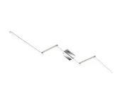 Lampy sufitowe - Briloner 3501-018 - LED Żyrandol natynkowy STAFF 5xLED/4,8W/230V matowy chrom - miniaturka - grafika 1