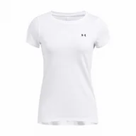 Koszulki sportowe damskie - Koszulka damska Under Armour Tech Mesh SS Rozmiar: L / Kolor: biały - miniaturka - grafika 1