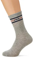 Skarpetki męskie - Fila F9092, unisex skarpety dla dorosłych, szare, 43/46 - miniaturka - grafika 1