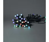Oświetlenie świąteczne - Nedis WIFILP01C48 - LED RGB Zewnętrzny łańcuch bożonarodzeniowy 48xLED 13,8m IP65 Wi-Fi Tuya - miniaturka - grafika 1
