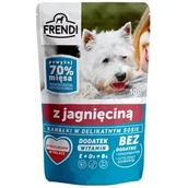 Mokra karma dla psów - Frendi Mokra Karma Dla Dorosłych Psów Małych Ras Z Kawałkami Jagnięciny W Sosie 100 g - miniaturka - grafika 1