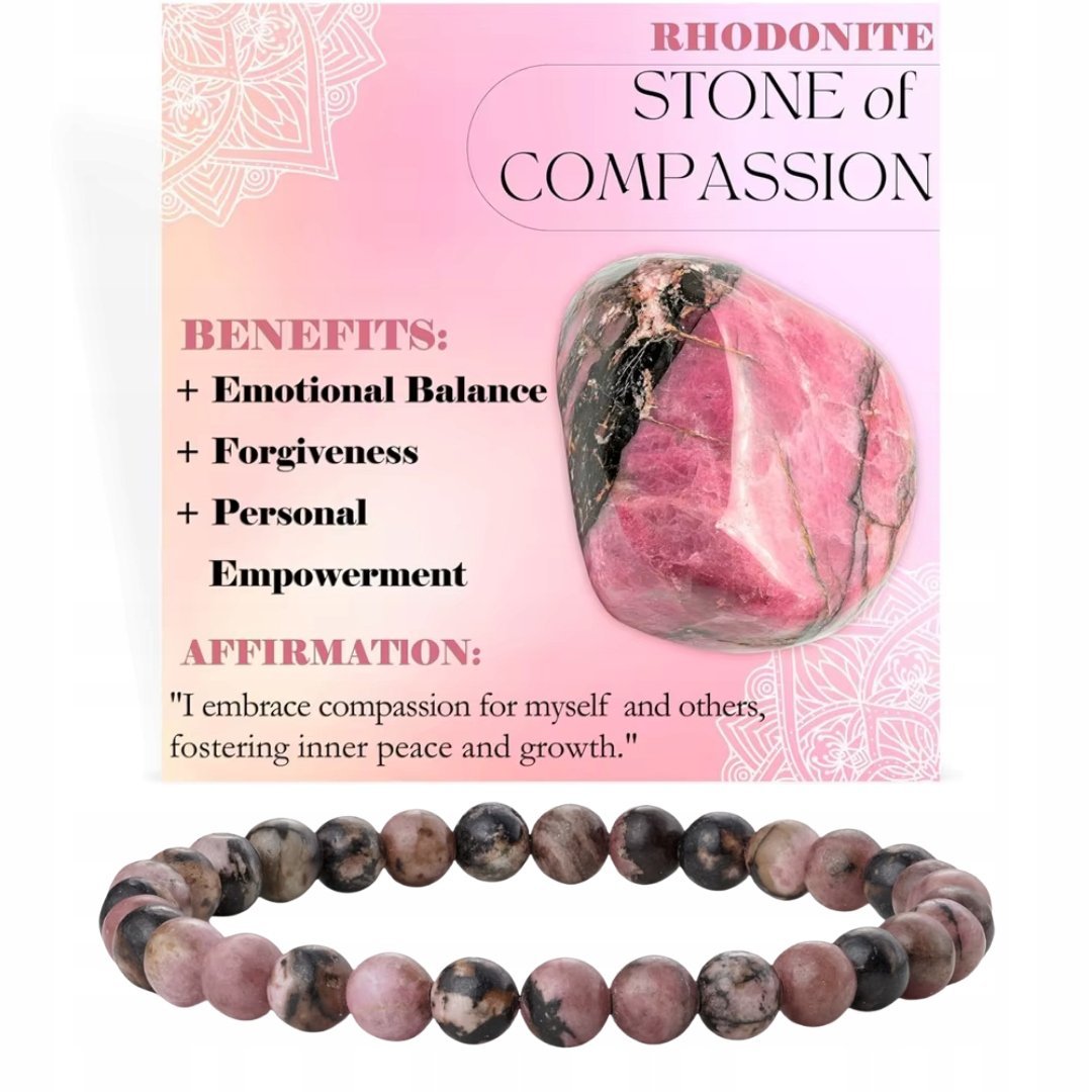 Bransoletka z Kamieni Naturalnych Harmonii i Wewnętrznej Mocy