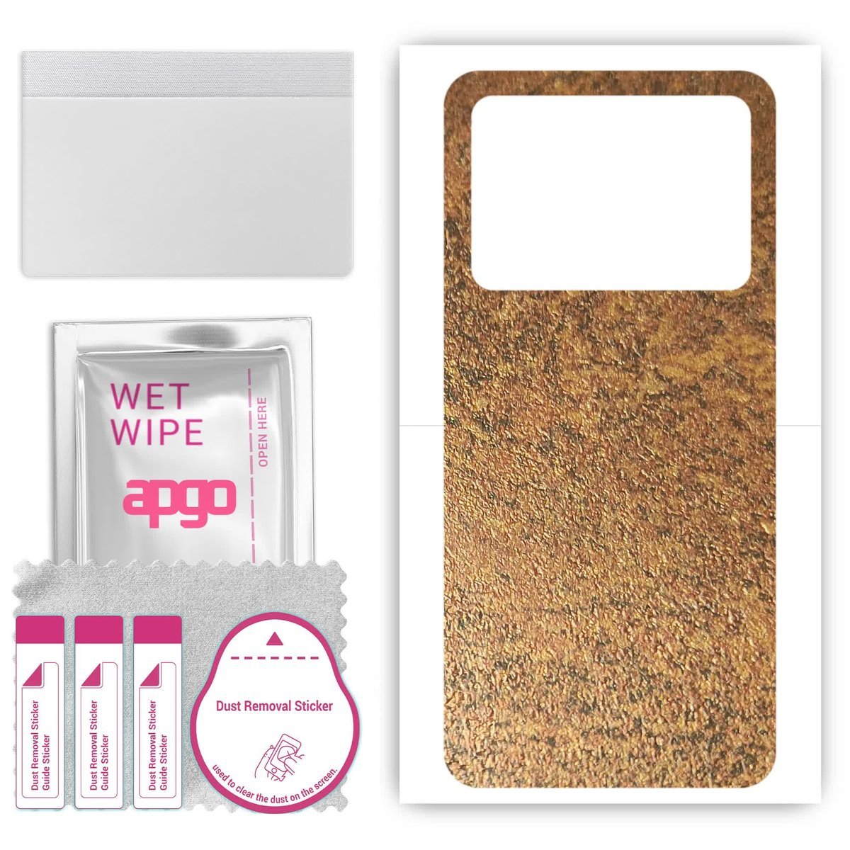 Folia naklejka skórka strukturalna na TYŁ do Xiaomi Redmi K70 Extreme Edition - Zardzewiała Miedź - apgo SKINS