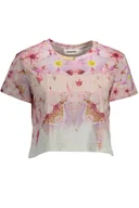 Portfele - DESIGUAL T-SHIRT Z KRÓTKIM RĘKAWEM RÓŻOWY - miniaturka - grafika 1