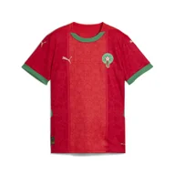 Koszulki sportowe damskie - Młodzieżowa koszulka domowa Maroko 2025 PUMA Red Archive Green - miniaturka - grafika 1