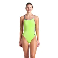 Stroje kąpielowe - Strój kąpielowy damski Arena Swimsuit Lace Back Solid - miniaturka - grafika 1