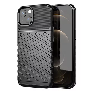 Thunder Case elastyczne pancerne etui pokrowiec iPhone 13 mini czarny - Etui i futerały do telefonów - miniaturka - grafika 1
