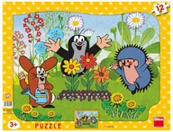 Puzzle - Krecik i Przyjaciele, puzzle W ogrodzie - miniaturka - grafika 1