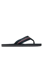 Klapki i japonki męskie - Tommy Hilfiger Japonki Web Beach Sandal FM0FM05340 Granatowy - miniaturka - grafika 1