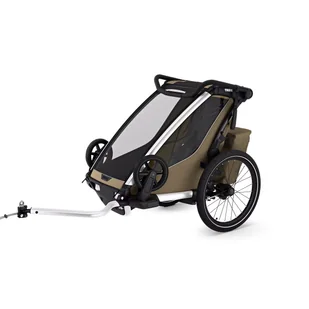Wózek dziecięcy Thule Chariot Cross 2 single faded khaki - Wózki dziecięce - miniaturka - grafika 1