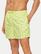 Kąpielówki męskie - United Colors Of Benetton Szorty kąpielowe 54MX6X00R Zielony Regular Fit - miniaturka - grafika 1