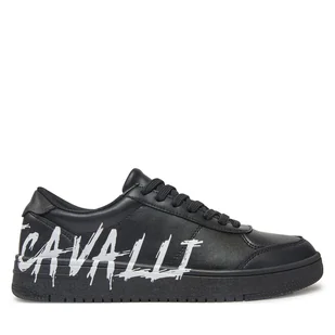 Sneakersy Just Cavalli 78QA3SM5 ZP397 Czarny - Sneakersy męskie - miniaturka - grafika 1