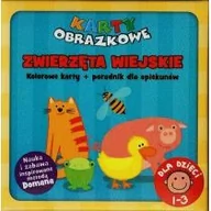 Książki edukacyjne - Minge Natalia, Minge Krzysztof Karty obrazkowe dla dzieci Zwierzęta wiejskie - miniaturka - grafika 1