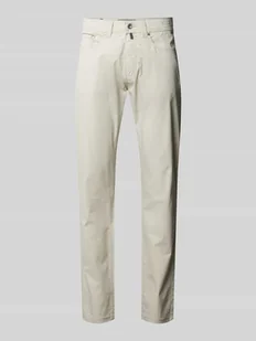 Spodnie o kroju tapered fit z 5 kieszeniami model ‘Lyon’ - Spodnie męskie - miniaturka - grafika 1