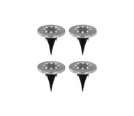 Lampy ogrodowe - Globo 33414-4 - ZESTAW 4x LED Oświetlenie solarne LED/0,1W/3V IP44 - miniaturka - grafika 1