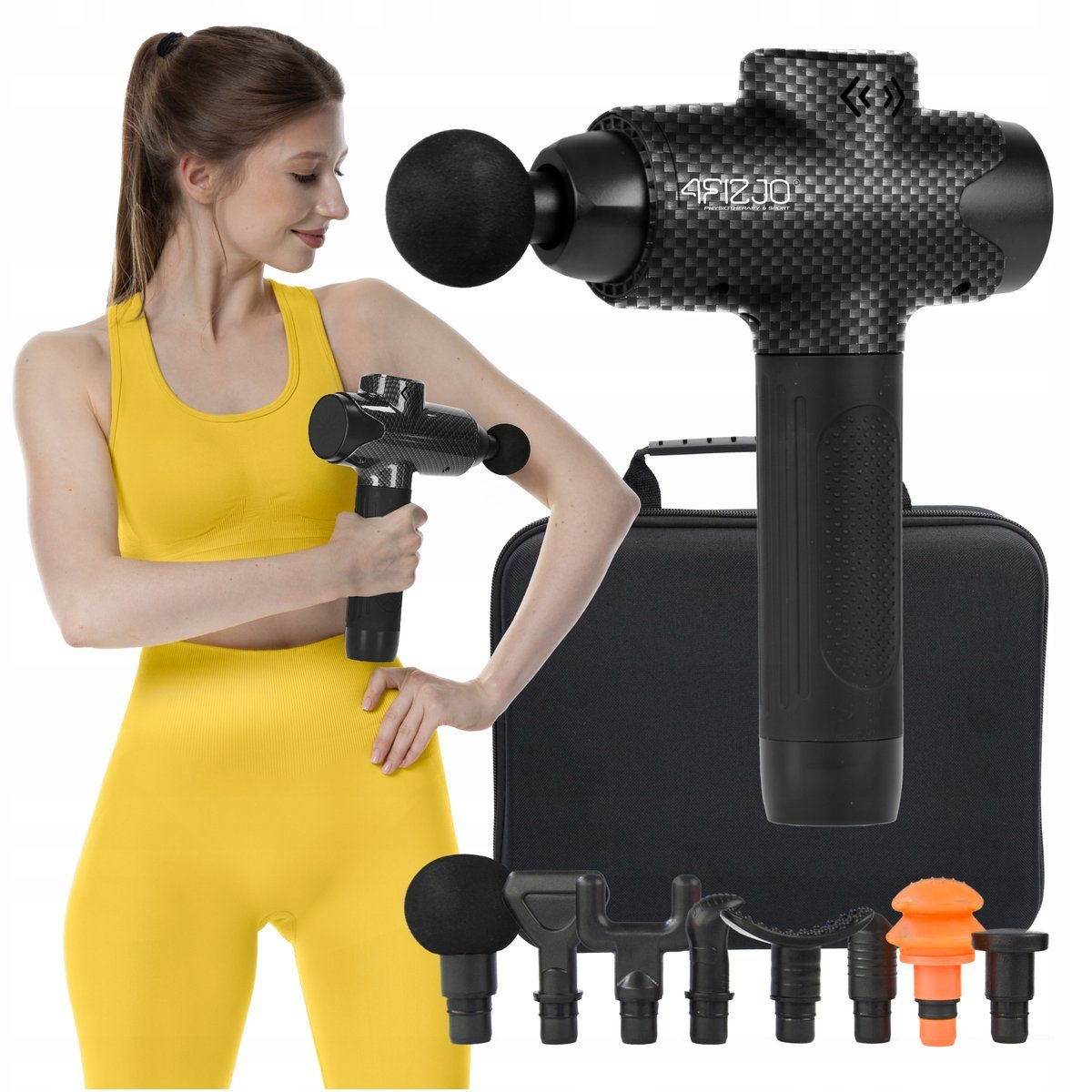 Pistolet do masażu masażer 4FIZJO MASSAGE GUN EVO